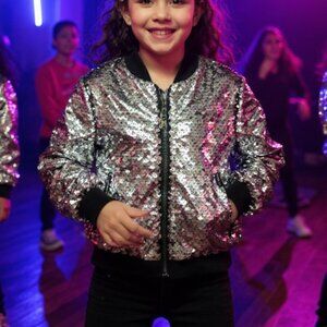 All-Over Sequin Kids Jacket